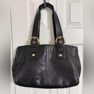 Coach Soho Black Leather Tote #F0820-F11844